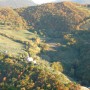 Landscape view from farmhouse Casale Noro with land near Spello: farmhouse for sale in Umbria, Italy